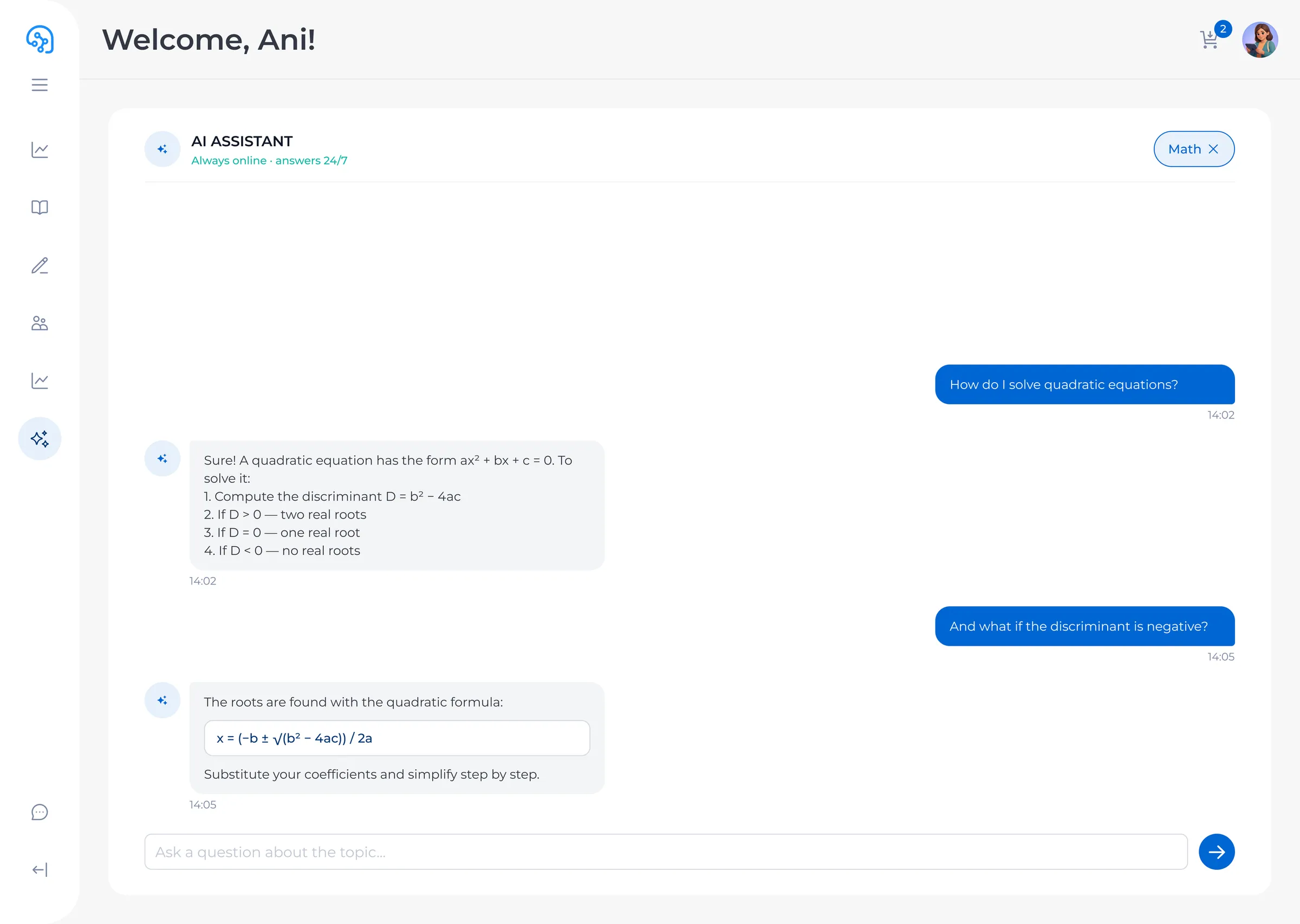 An AI tutor that teaches — answering is the easy part